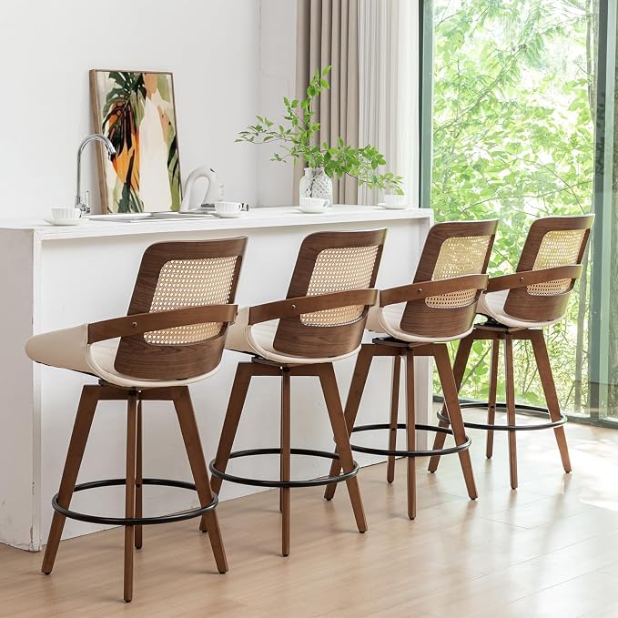 Mid Century Modern Counter Stools - Image 4