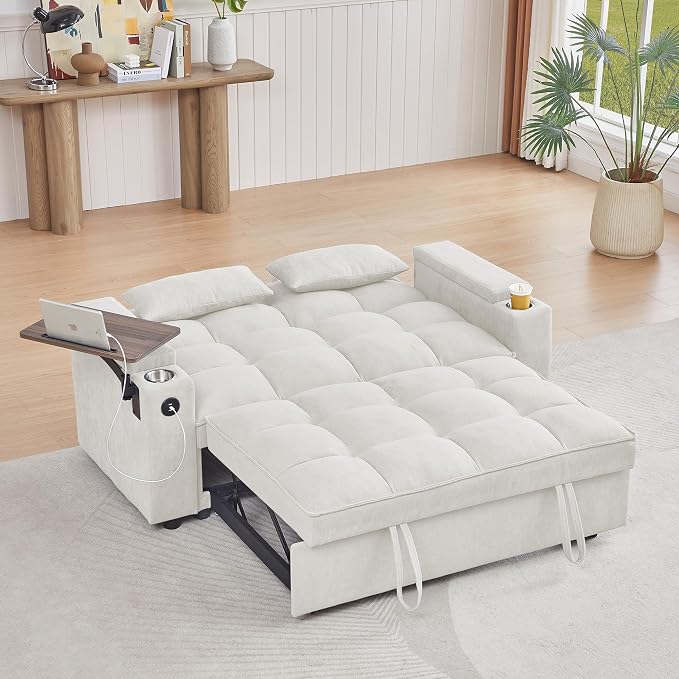 hansones 65'' Convertible Sleeper Sofa Bed - Image 5