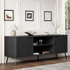 Fatmok TV Stand, Mid Century Entertainment Center - Image 3