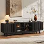 ONBRILL 70-Inch TV Stand for TVs up to 80 Inch, Mid-Century Modern Television - Image 8