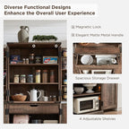 ACCOHOHO 72" Tall Kitchen Pantry, Farmhouse Storage Cabinet - Image 6