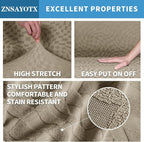 ZNSAYOTX 1 Piece Stretch Sofa Covers - Image 3