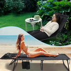 Oversized Padded Outdoor Folding Lounge Chair - Image 6
