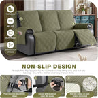 TAOCOCO 100% Waterproof Recliner Sofa Cover, Non Slip Split Couch Covers - Image 5