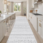 cotiled Hallway 2.6x8 Runner Rugs Washable Boho Moroccan Soft Rug | Solve - Image 6