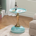 1-Pack Light Green Sleek Hourglass Side Table - Image 4