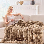 BENVWE Fluffy Faux Fur Throw Blanket - Image 5