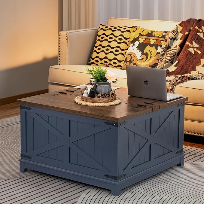 Joaxswe Farmhouse Coffee Table - Image 4