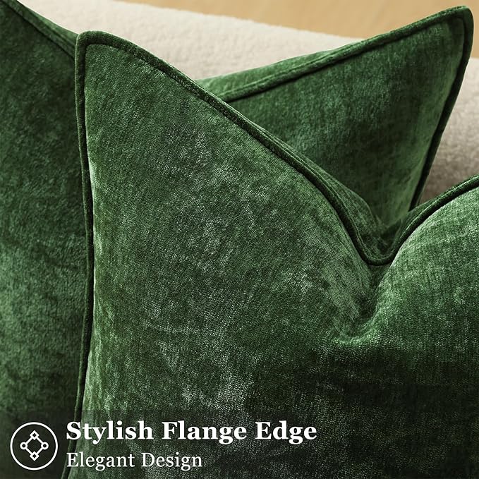 decorUhome Summer Couch Throw Pillow Covers 20x20 Set of 2, Decorative Soft - Image 2
