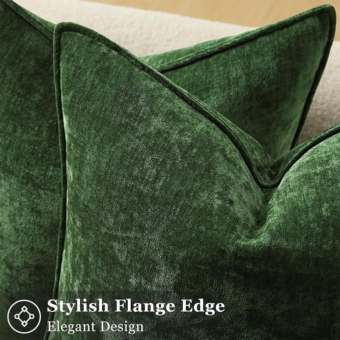 decorUhome Summer Couch Throw Pillow Covers 18x18 Set of 2, Decorative Soft - Image 2