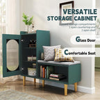HLR Storage Bench Set of 2, L-Shaped Storage Cabinet - Image 5