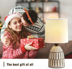 EJIAXIN Table Lamps Set of 2-13.5" Small Boho Lamp - Image 8