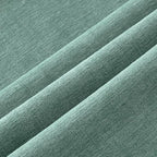 MIULEE Aqua Green Chenille Couch Throw Pillow Covers, 20x20 | Set of 2 - Image 2