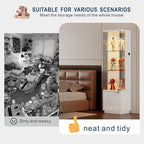 HNEBC Corner Glass Display Cabinet - Image 8