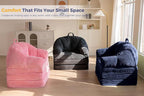 MAXYOYO Folding Sofa Bed with Backrest, Boneless Fold Out Couch Bed with Handle - Image 6