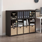 Furinno Cubicle Cube Insert, 3-Shelf Cube Organizer, 3-Tier Shelf Accessory - Image 2