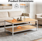 ZenStyle Industrial Coffee Table - Image 3