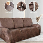 ANARACHON Recliner Couch Cover Leather Look Recliner Sofa Covers - Image 5