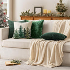 MIULEE Army Green Decorative Throw Pillow Covers - Image 4