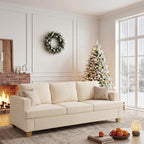 Apicizon 89" 3 Seater Modern Sofa, Chenille Couch - Image 6