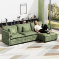 LEVELEVE 112.5" L-Shape Modular Sofa by Enjoyyourlife