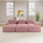 Boneless Sectional Couch, No Assembly Required, 117.3” Modular Cloud Sofa - Image 2