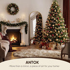 Antok 58" x19” Arched Full Length Floor Mirror, Free Standing/Wall Mount/Leaning - Image 2