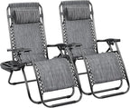 Devoko Patio Zero Gravity Chair Outdoor Folding Adjustable Reclining Chairs - Image 10