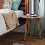 COTTON CRAFT Solid Wood End Table - Image 5