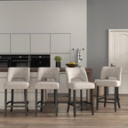 VKNOW Bar Stools Set of 4, Modern Counter Stools - Image 3