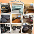 150.4" Large Sectional Couches for Living Room, 8 Seater L Shaped Modular - Image 3