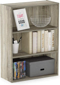 Furinno PASIR Book Shelf, 3-Tier Bookshelf, Storage Shelves Bookcase, 9.7 x by Furinno-FitsYourSpaceFitsYourBudget