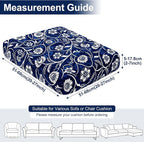 Smiry Waterproof Patio Cushion Covers, Stretch Outdoor Furniture Covers | Couch - Image 6