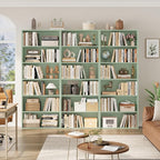 FOTOSOK 6-Tier Open Bookcase and Bookshelf, Freestanding Display Storage - Image 5