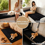 Couch Cover for Dogs, Washable Non Slip Plush Flannel Sofa Protector | Thick - Image 4