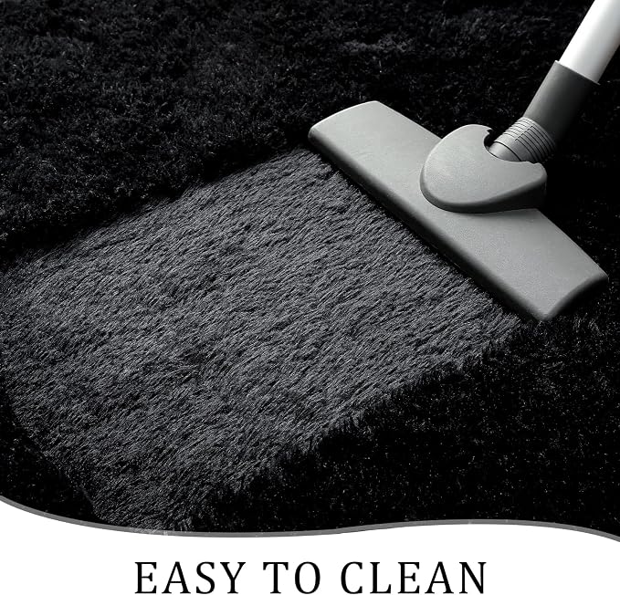 Chicrug Soft Runner Rug for Bedroom Living Room Plush Fluffy Rugs 2x4 | Shag - Image 6