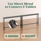 SUPERJARE 5.7 Inch Console Table - Image 9