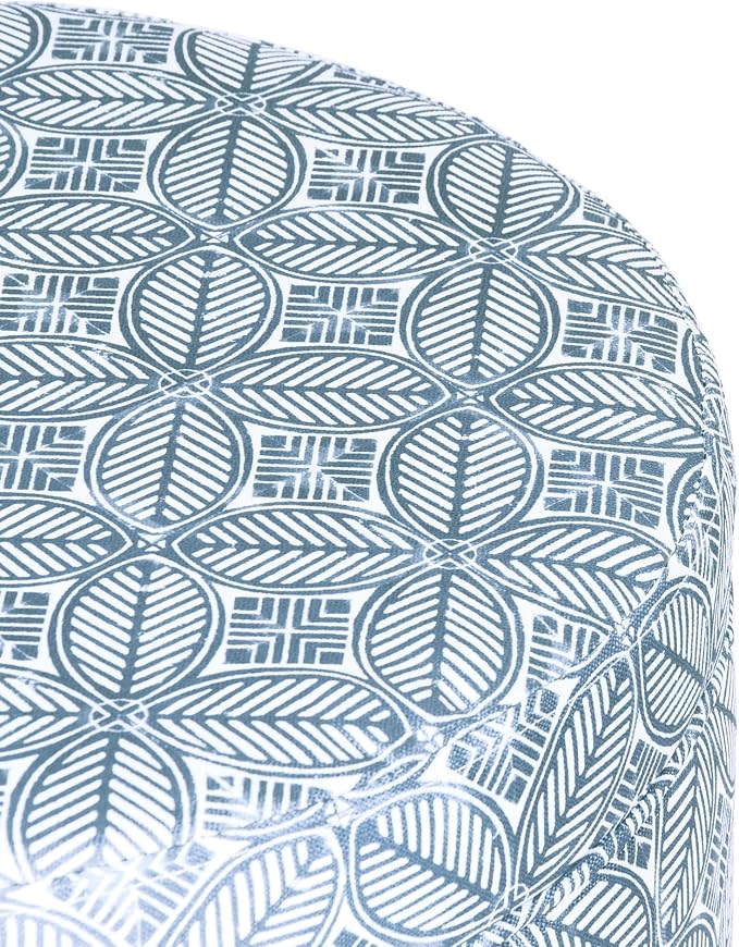 HomePop Upholstered Round Storage Ottoman|Homepop Home Décor|Upholstered Round - Image 7