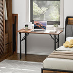 TEMI Small Computer Desk Folding Table - Image 9