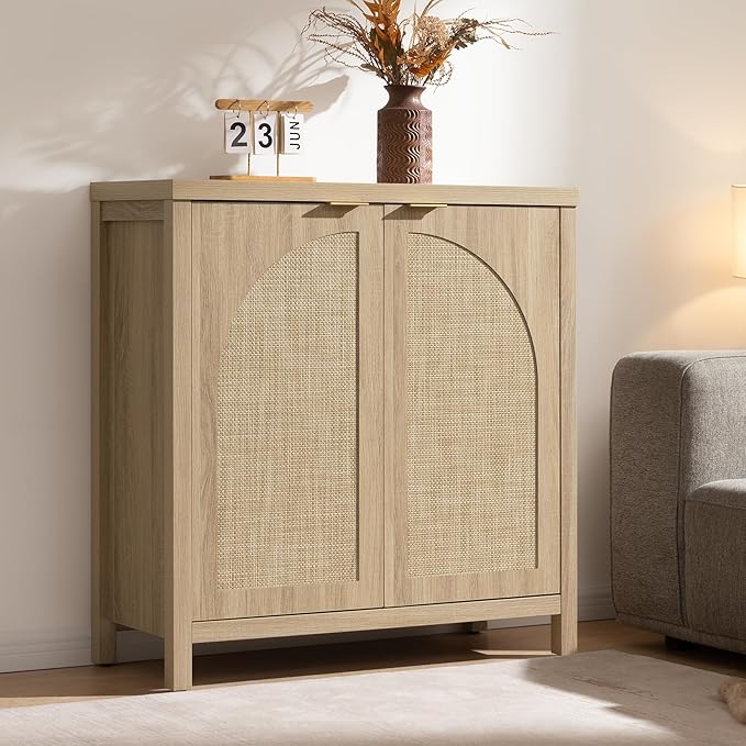 SICOTAS Rattan Sideboard Buffet Cabinet by SICOTAS