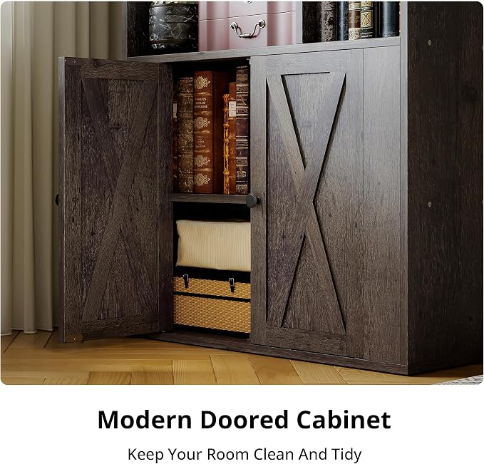 IRONCK Book Shelf, Tall Bookshelf - Image 4