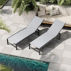 Crestlive Products Chaise Lounge Chair Outdoor Set of 2, Adjustable 5 Positions - Image 8