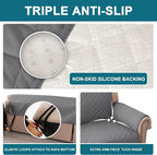 Turquoize 100% Waterproof Couch Cover Sofa Covers Washable Couch Covers - Image 4