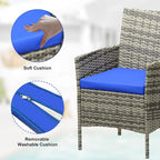 GarveeLife 3-Piece Patio Furniture Set, Rattan Outdoor Furniture - Image 3