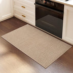 Indoor Front Door Mat Entryway Rug Non Slip Washable Brown 2x3 ft | Front Entry - Image 2
