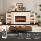 80" LED Lights Electric Fireplace - Image 6