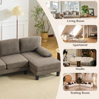 Karl home 110" U-Shape Sectional Couches - Image 4