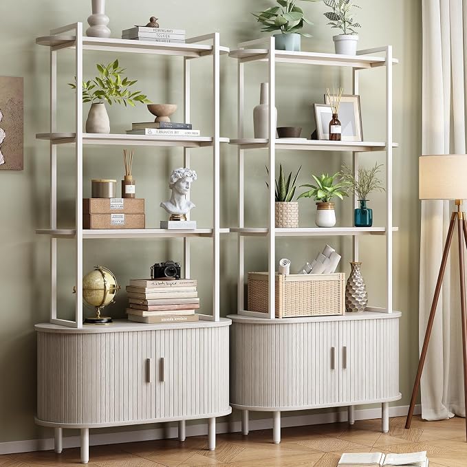 ONBRILL 71" Tall Bookshelf, 4-Tier Book Shelf - Image 3