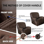 ANARACHON Leather Like Recliner Chair Covers Heavy Duty, 4 Pieces Recliner Cover - Image 6