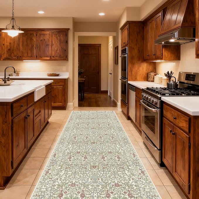 Washable 2'6" x 8' Runners for Hallways, Non Slip Long Floor Runner for Kitchen - Image 2